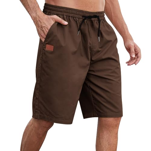 Pantalones Cortos Hombre Verano Casual Pantalon Corto Talla Grande Suave Bermudas Trabajo Vintage Pantalón Corto Deporte Cómodo Shorts Deportiva Ligero Ropa Deportivos Running Correr Hawaianos 2025