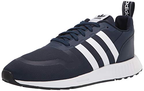 Image of adidas Originals mens Smooth Runner Sneaker, Collegiate Navy/White/Dash Grey, 12 US