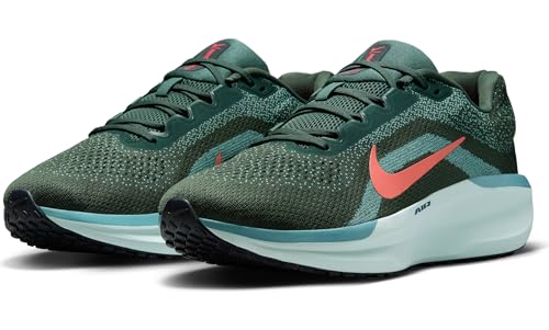 Nike Nike AIR Winflo 11 Male Laced Shoes, VINTAGEGREENMAGICEMBER-DENIMTURQ-OBS, 44.5 EU
