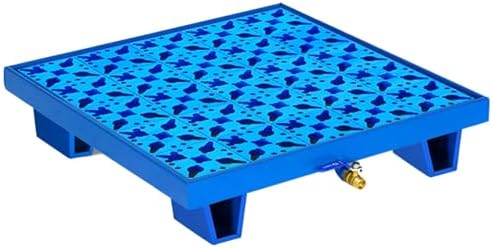Drum Spill Containment Pallet with Drain Outlet for Leakproof Storage of Oil Drums and Paint Buckets in Warehouses, Factories, and Garages,B