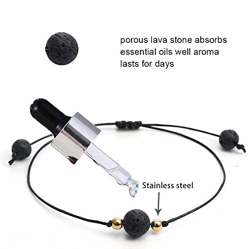 Best Friend Bracelets Couples Bracelets for 2 Matching Yin Yang His and Her Lover Bracelet Jewelry for Bff Friendship Relationship Boyfriend Girlfriend Valentines Gift (Lava bead)4