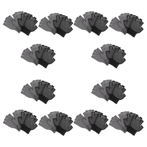 Guantes de trabajo para hombres y mujeres con palmas antideslizantes de PVC