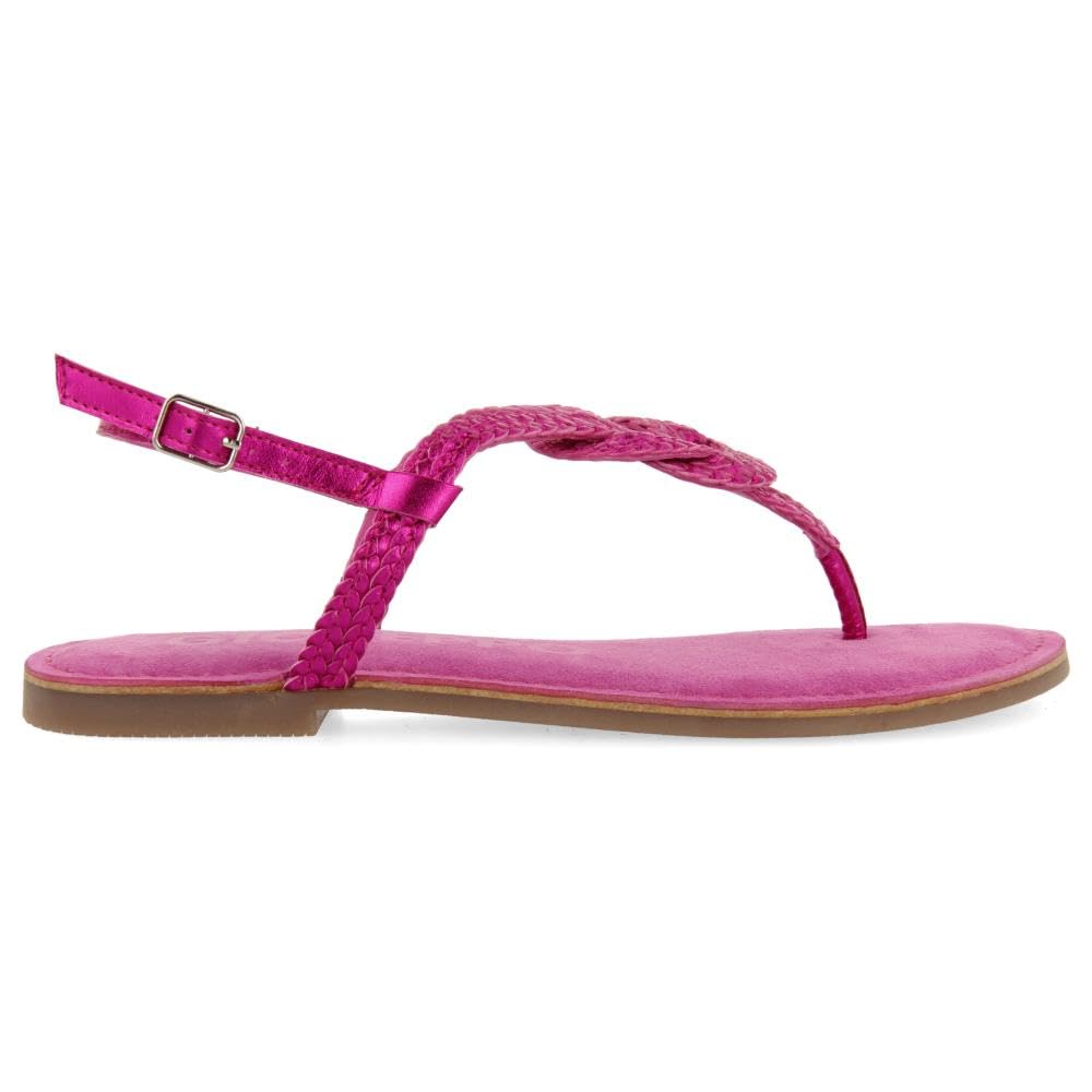 Sandali Rosa in Pelle Intrecciata per Donna ZUPANJA
