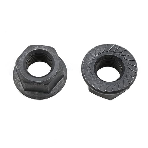 image for Meuey Lyot -Bicycle Hub 3/8 Inch Black Flange Shaft Nut Kits, with Fro