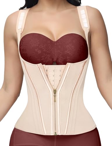 Image of SHAPSHE Waist Trainer for Women, Tummy Control Sports Girdle, Workout Body Shaper with Adjustable Shoulder Strap