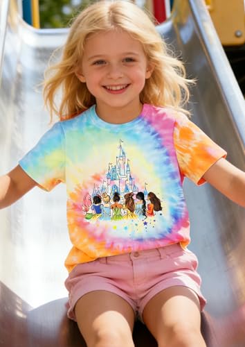Image of Magical Shirts Women Girls Family Vacation Matching Shirt Magic Kingdom T-Shirt Mommy and Me Trip Short Sleeve Tops