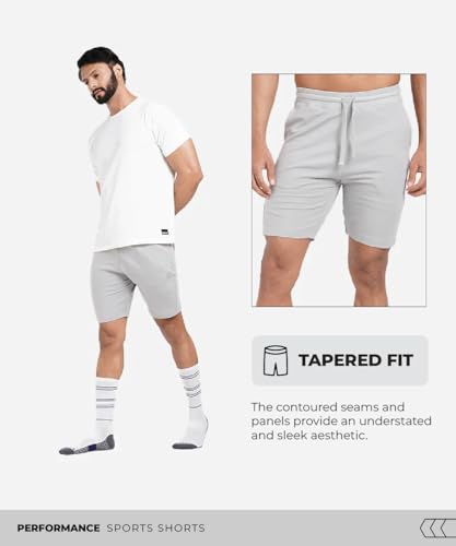 Image of TEGO Revive Shorts | Soft Stretch Recovery Shorts | Slim Fit | VAPArise Fabric | Training, Travel & Lounge Wear | Men's Gym Shorts