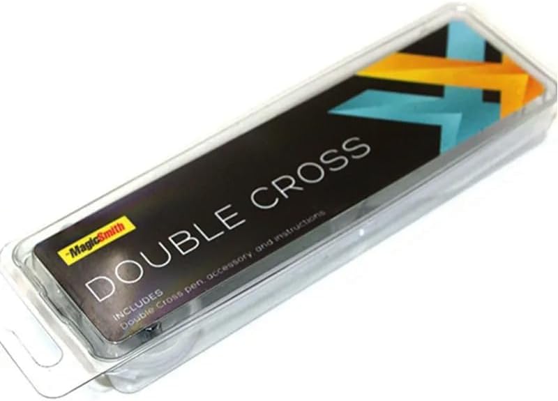 blue-ther Double Cross Magic Tricks Magician Close Up Street Illusion Prop X Transfer