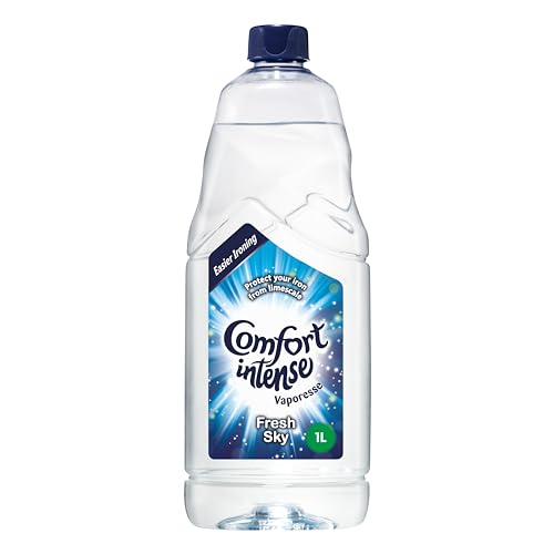 Comfort Intense Vaporesse Fresh Sky Ironing Water prevents limescale and gives your laundry a fresh uplifting fragrance for easy ironing 10x 1 L