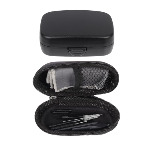 Kit de nettoyage pour appareils auditifs TOYANDONA avec brosse et boîte PVC