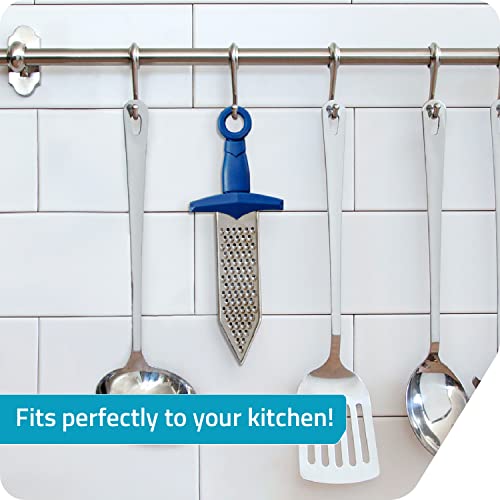 PELEG DESIGN Handheld Cheese Grater | Mini Cheese Grater Durable Rust-Proof Metal Sword-Shaped, For Cheese, Chocolate, Spices and More, Cute Kitchen Gift &amp; Funny Kitchen Gadget (Gradiator)