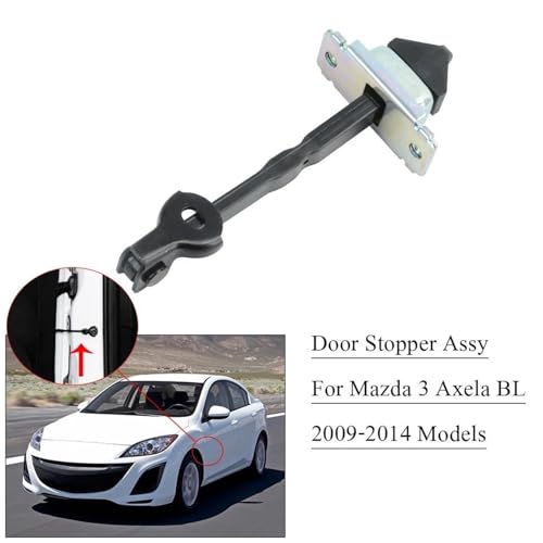Tope limitador de puerta para Mazda 3 BL 2009-2014, varilla delantera izquierda 2