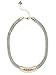 GUESS Women's Silver-Tone Mesh ID Necklace