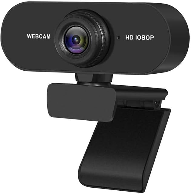 1080P 2MP HD Webcam 30fps Camera Noise-Reduction Microphone Web Cam HD Laptop Computer Camera USB Plug & Play for Laptop Desktop