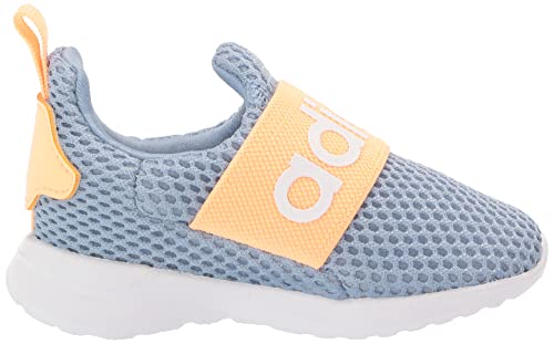 Adidas Kids Lite Racer Adapt 4.0 Running Shoe, Ambient Sky/White/Acid Orange, 10 Us Unisex Toddler #TOP5