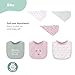 The Peanutshell 23-Piece Baby Girl Clothes Set, 100% Cotton, 0-3 Months, Newborn Essentials Must Haves, Flora Pink & Green