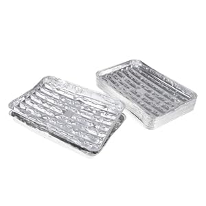 PTATT Einweg-Grillpfannen mit Löchern, 40 Stück