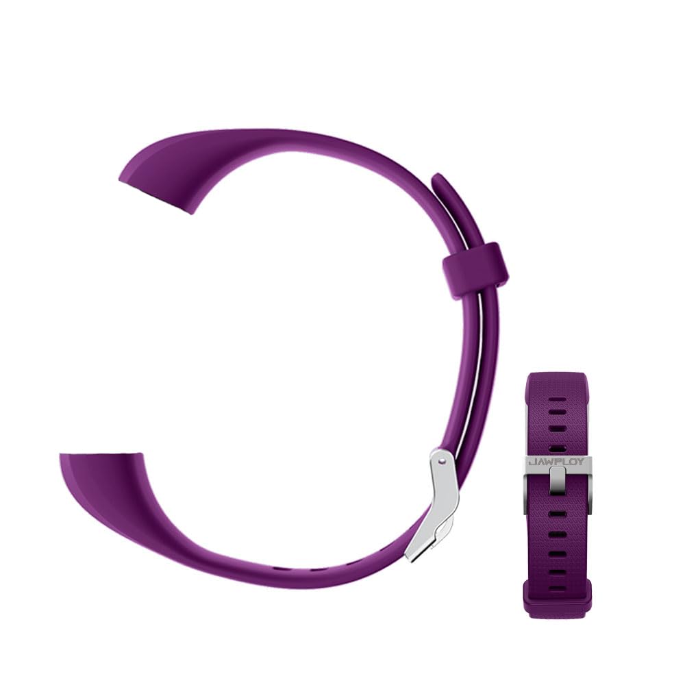 Jawploy Wrist Bands Replacement for S5 Fitness Tracker (for All Brands) Replacement Band Slim Fitness Tracker Band Smart Watch Activity Tracker Adjustable Wristband Pink Green Blue Grey Purple Black