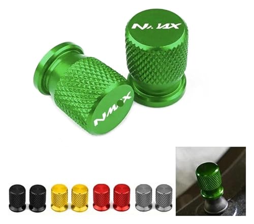 2pcs CNC Aluminio Tapas de Válvula de Neumático para Motocicleta Accesorios Compatible con Nmax N-max 125 155 2017 2018 2019 2020-2023 miniatura 2