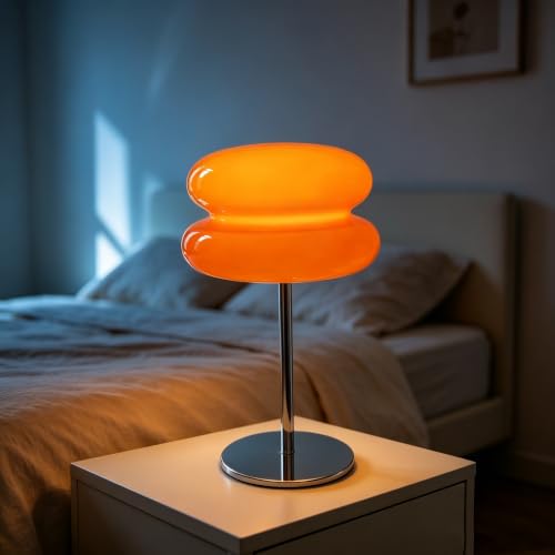 WELIASA Mushroom Lamp Table Lamp Orange
