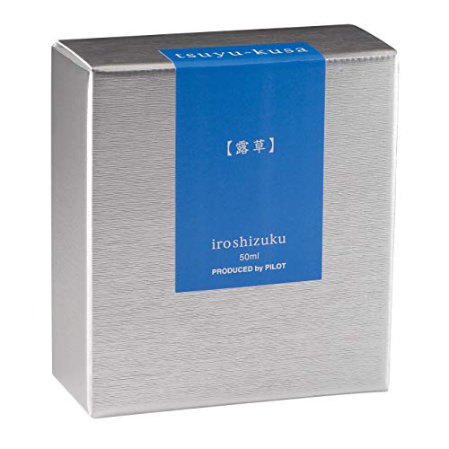 Image of Pilot Iroshizuku Bottled Fountain Pen Ink, Tsuyu-Kusa, Asiatic Dayflower, Blue (69204)