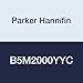 Parker Hannifin B5M2000YYC Series B5 Aluminum Pneumatic Solenoid 3-Way Air Control Valve, Double Remote Pilot, 2-Position, Remote Pilot Valve, Remote Pilot - 5/32" Tube Current, 3/8" NPT Inline