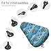 FOSKERV Fashion Bicyle Cushion Cover, Waterproof Non Slip Adjustable Bike Seat Cover for All Bicyles, Universal Bicycle Saddle Protector, 3D Sea Turtle