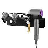 Organizador ideal: organizador ideal con decoración decente. Conveniente para organizar el secador de pelo Dyson en un lugar al mismo tiempo, resistente, limpio y organizado. Aspecto elegante y elegante, decora tu hogar, salón de peluquería y salón.