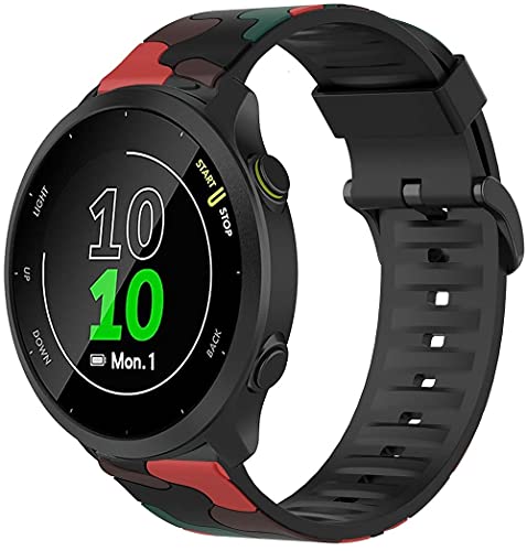 Classicase �R���p�`�u�� Garmin Forerunner 158 / Forerunner 55 ���v�o���h �����o���h (Pattern 5)
