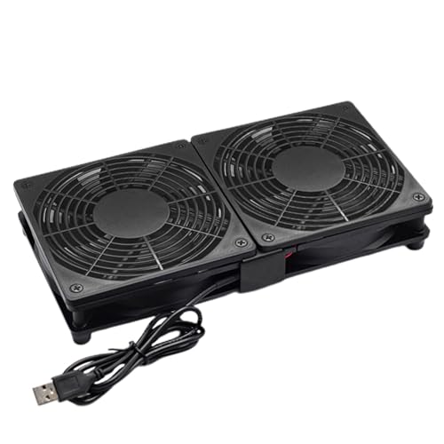 Enfriador De Dispositivo De Red - Mini Ventilador Caja, Soplador USB | Módulo De Circulación De Aire Silencioso, Ventilador Compacto Para Enrutador Computadora Caja TV Y Configuración De Escritorio