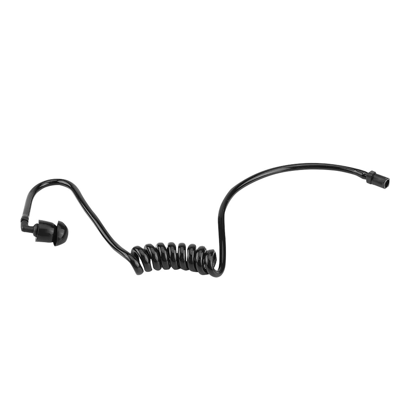 Tubo acústico en Espiral Transparente de Repuesto Paquete de 5 Tubo acústico de Repuesto Universal Giratorio para Auriculares de Radio de 2 vías Walkie Talkie Auricular Com