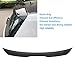 Universal Rear Roof Spoiler, ABS Rear Window Top Roof Spoiler Wing Compatible with Seat LEON Maxton MK1 Mk2 Mk3 MK4 MK5 MK6 MK7 Hatchback Fit Jazz Yaris Focus A1 A3 RS3(Carbon Fiber Style)