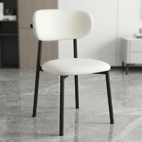 Modern Napa Leather Dining Chair