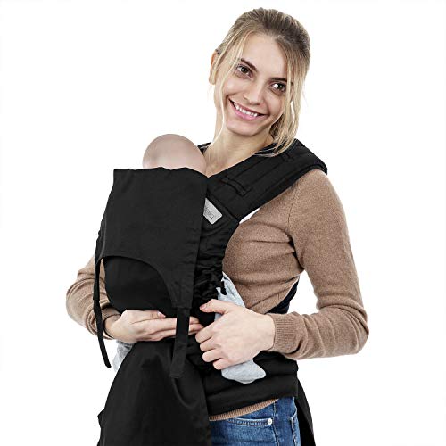 Fidella Mei Tai Babydrager, buikdrager en rugdrager, ergonomische draagdoek en babydrager gecombineerd als combitdrager⦠- Image 3