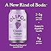 OLIPOP - Classic Grape Sparkling Tonic, Healthy Soda, Prebiotic Soft Drink, Aids Digestive Health & Immune Health, High in Plant Fiber, Caffeine Free, Low Calorie, Low Sugar 12 oz