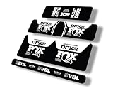 Rear Shock Replacement Decal Sticker Compatibale for Fox 2021 DPX2 Performance Series White (Matte)