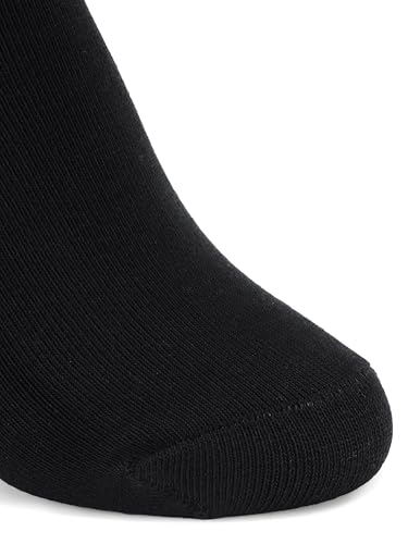 Unisex Girls Kids Youth Soft Knee High Socks 6-12 Years Old Combed Cotton Anti Odor 3 Pack School Uniform4