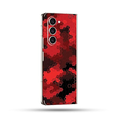 Image of MightySkins Skin Compatible with Samsung Galaxy Z Fold 5 Full Wrap - Puppy Fall | Protective, Durable, and Unique Vinyl Decal wrap Cover | Easy to Apply, Remove, and Change Styles | Made in The USA