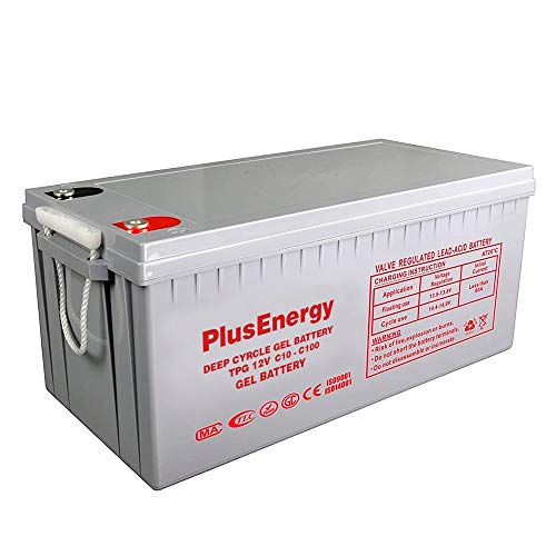 PlusEnergy Batteria AGM Gel 250AH 150AH 12V Profonda del Ciclo - AGM 250AH