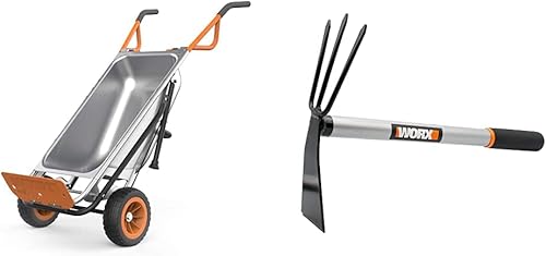 WORX WG050 Aerocart 8 en 1 CarretillaCarretilla con azada 2 en 1cultivador