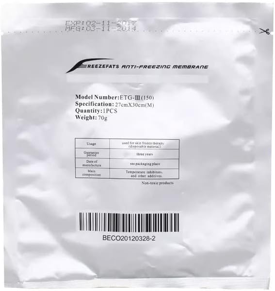 70g Anti-freeze membranes fat freezing Napkins membrane | fat freeze cryolipolysis machine anti frostbite cryo pad 70g freezefat anti-freezing membrane 27x30