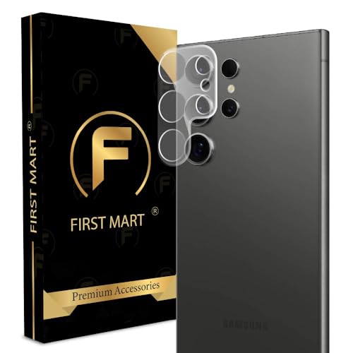 Image of FIRST MART Camera Lens Protector for Samsung Galaxy S25 Ultra | 9H Tempered Glass, HD Clear, Scratch Resistant, Anti-Fingerprint, Case-Friendly | Crystal Clear, Pack of 1