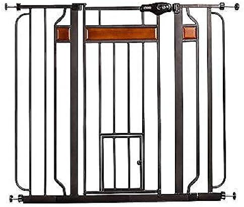 Carlson Extra Tall Walk Thru Gate with Small Pet Door