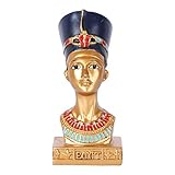 BESPORTBLE Egyptian Queen Bust Statue - Resin Decorative Sculpture for Home Decor Nefertiti Head Ornament Unique Gift for Art Lovers