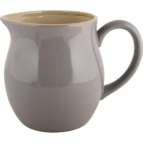 Großer Krug Kanne Wasserkanne Milchkanne Keramik 'French Grey' IB Laursen