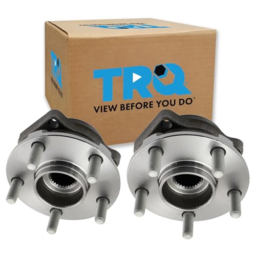 TRQ Front Left and Right Wheel Bearing and Hub Assembly Set 2 Piece Compatible with 16-23 Subaru Crosstrek 15-18 Forester 15-21 Impreza 2015 XV Crosstrek 2014 Forester from 1/14/14 Production Date by TRQ - Used condition - US$72.10