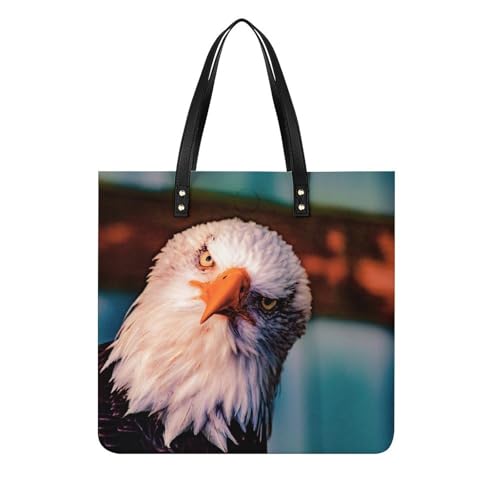 Sac shopping oiseau drôle pour femmes grand tote bag bandoulière de voyage 39x39cm
