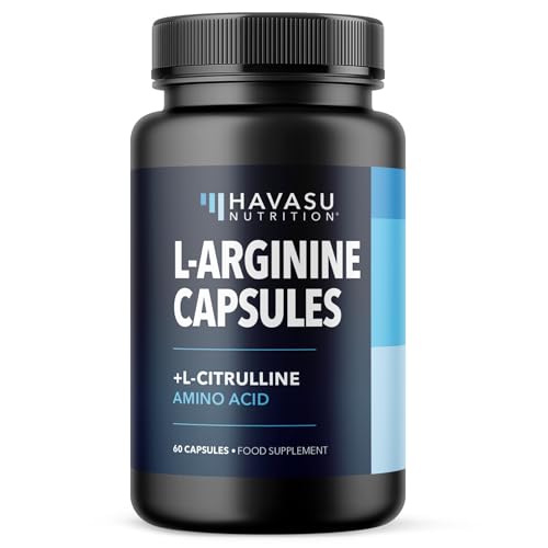 L Arginine Supplement for Men | NO Nitric Oxide Supplements for Men | Workouts & Endurance | L-Arginine L Citrulline Complex with Beet Root Powder for Male Health | Non-GMO Gluten-Free | 60 Ct