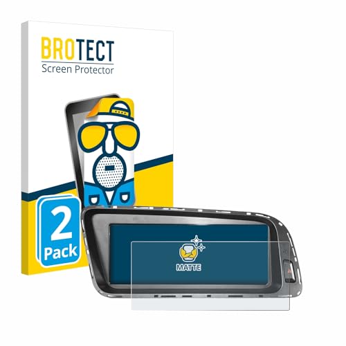 Pellicola Protettiva Opaca per Audi Q5 8R 2008-2016 MMI 3G 8.8 Anti-Riflesso 2 Pezzi