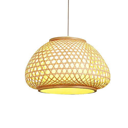 XIAOXY Nuovo Cinese Bamboo Chandelier Zen Tea Room...